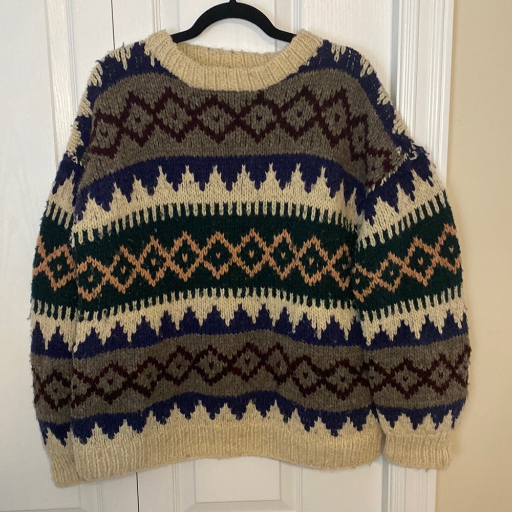 Vintage Tejidos Ecuador Alpacha Wool Sweater